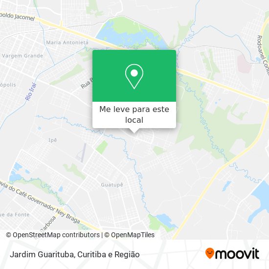 Jardim Guarituba mapa