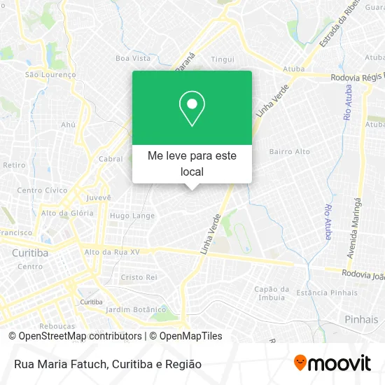 Rua Maria Fatuch mapa