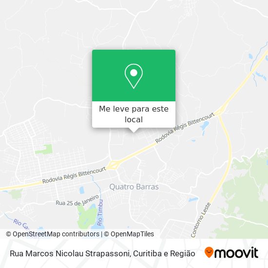 Rua Marcos Nicolau Strapassoni mapa