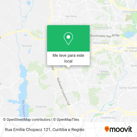 Rua Emília Chopacz 121 mapa