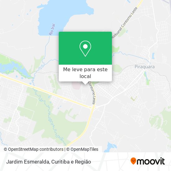 Jardim Esmeralda mapa