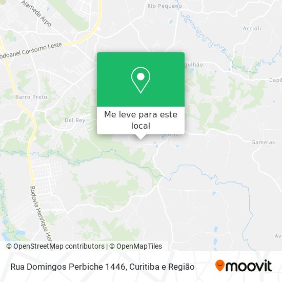 Rua Domingos Perbiche 1446 mapa