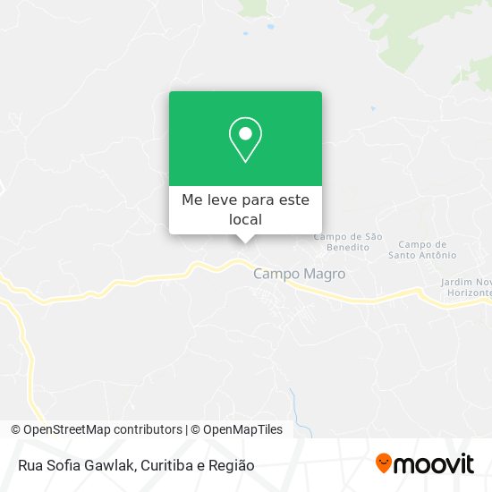 Rua Sofia Gawlak mapa