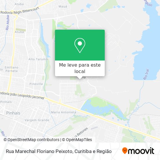 Rua Marechal Floriano Peixoto mapa
