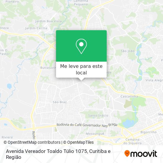 Avenida Vereador Toaldo Túlio 1075 mapa
