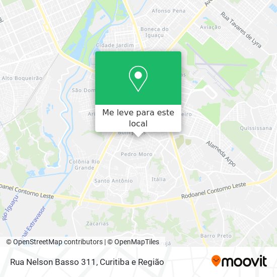 Rua Nelson Basso 311 mapa