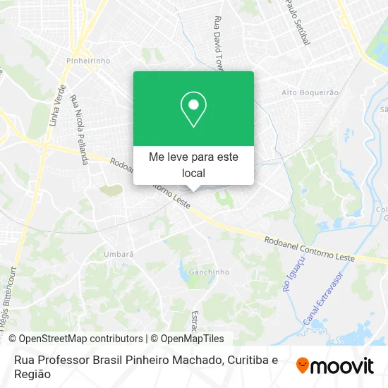 Rua Professor Brasil Pinheiro Machado mapa