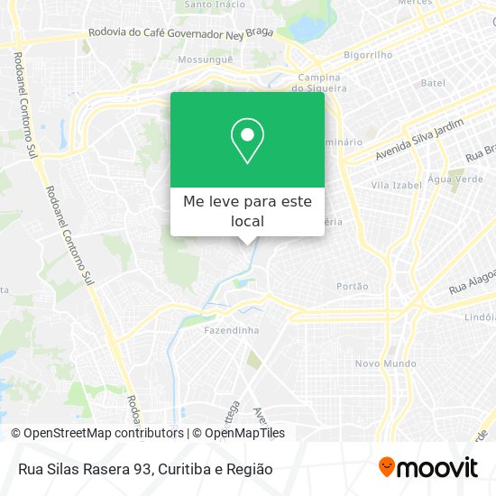 Rua Silas Rasera 93 mapa