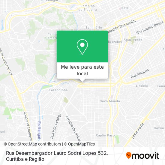Rua Desembargador Lauro Sodré Lopes 532 mapa