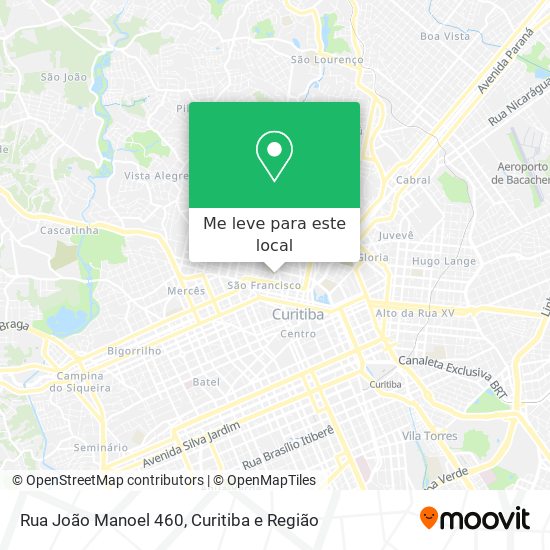 Rua João Manoel 460 mapa