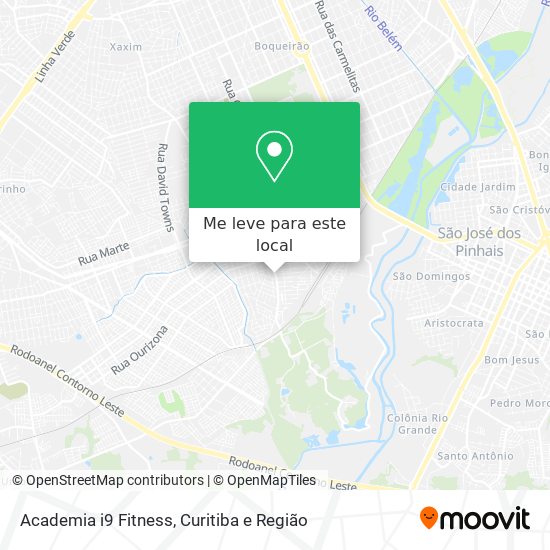 Academia i9 Fitness mapa