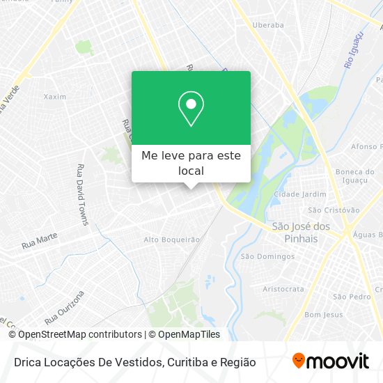 Drica Locações De Vestidos mapa