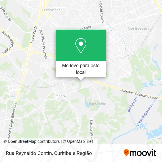 Rua Reynaldo Contin mapa