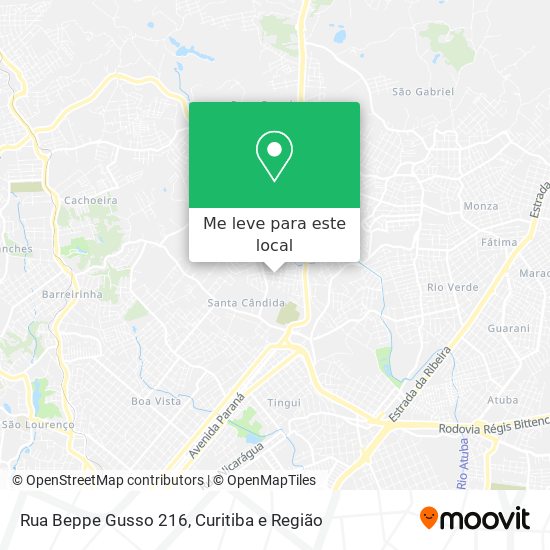 Rua Beppe Gusso 216 mapa