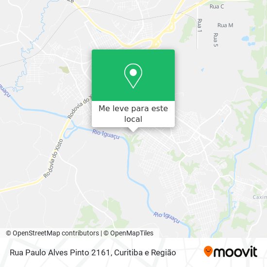 Rua Paulo Alves Pinto 2161 mapa