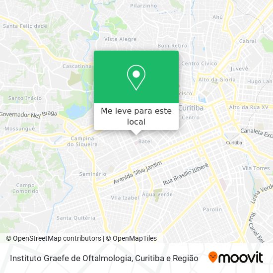 Instituto Graefe de Oftalmologia mapa