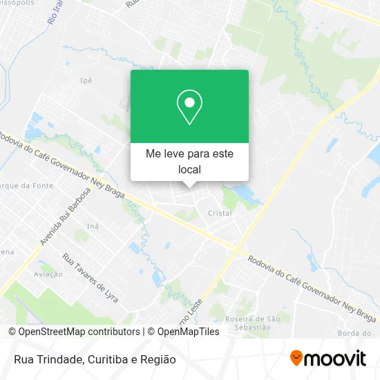 Rua Trindade mapa