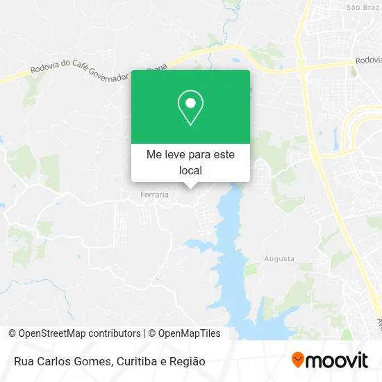 Rua Carlos Gomes mapa