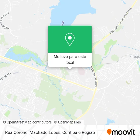 Rua Coronel Machado Lopes mapa
