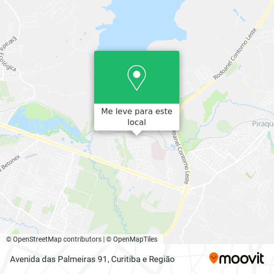Avenida das Palmeiras 91 mapa