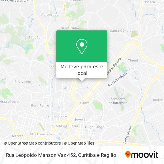 Rua Leopoldo Manson Vaz 452 mapa