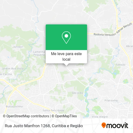 Rua Justo Manfron 1268 mapa