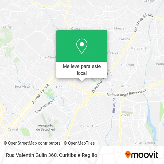 Rua Valentin Gulin 360 mapa