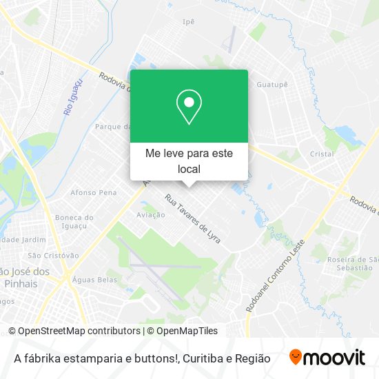 A fábrika estamparia e buttons! mapa