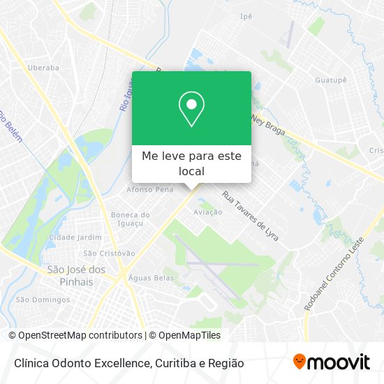 Clínica Odonto Excellence mapa