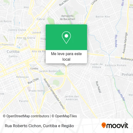 Rua Roberto Cichon mapa