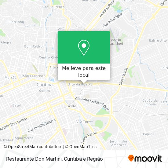 Restaurante Don Martini mapa