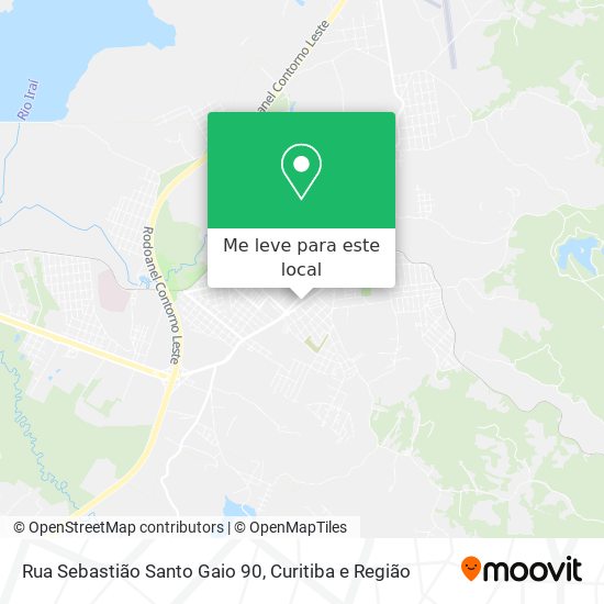 Rua Sebastião Santo Gaio 90 mapa