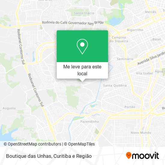Boutique das Unhas mapa