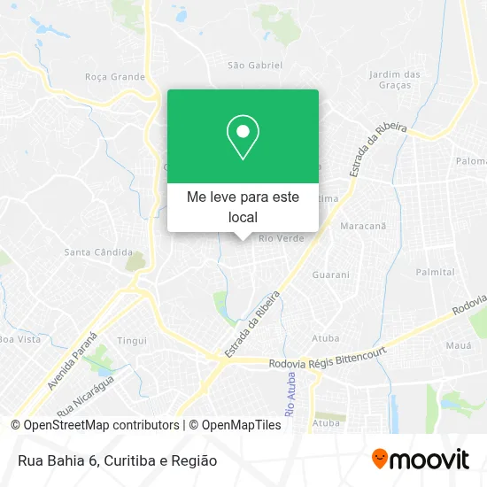 Rua Bahia 6 mapa