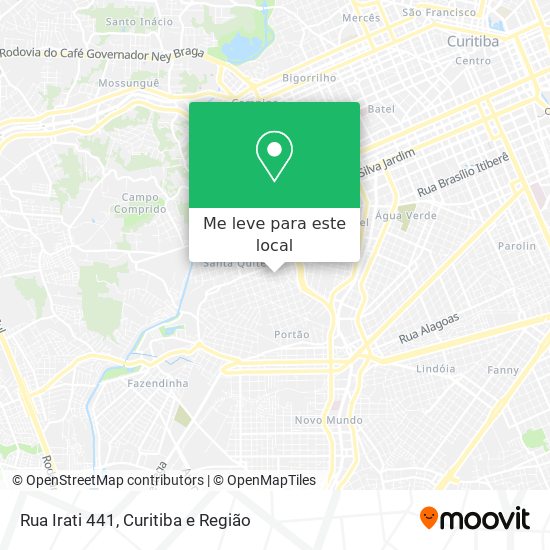 Rua Irati 441 mapa