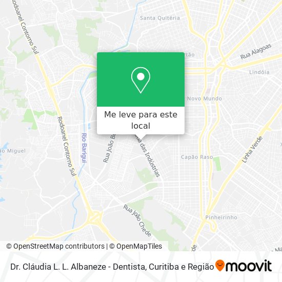 Dr. Cláudia L. L. Albaneze - Dentista mapa