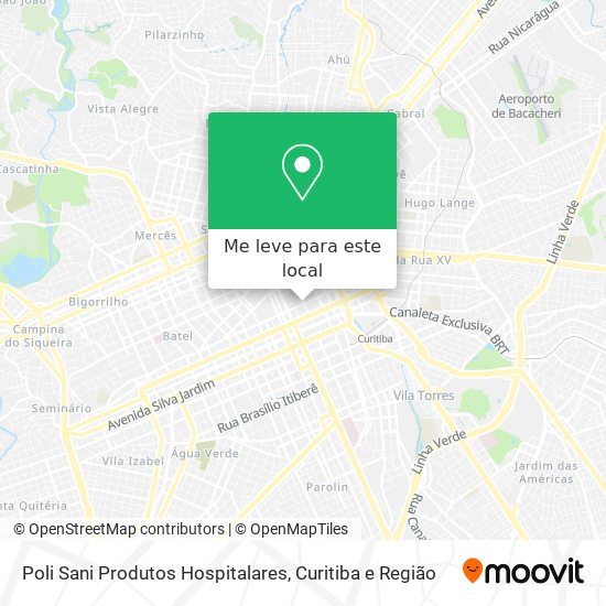 Poli Sani Produtos Hospitalares mapa