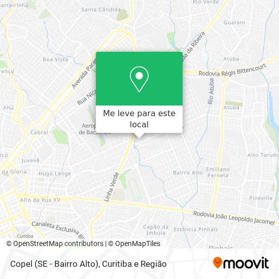 Copel (SE - Bairro Alto) mapa