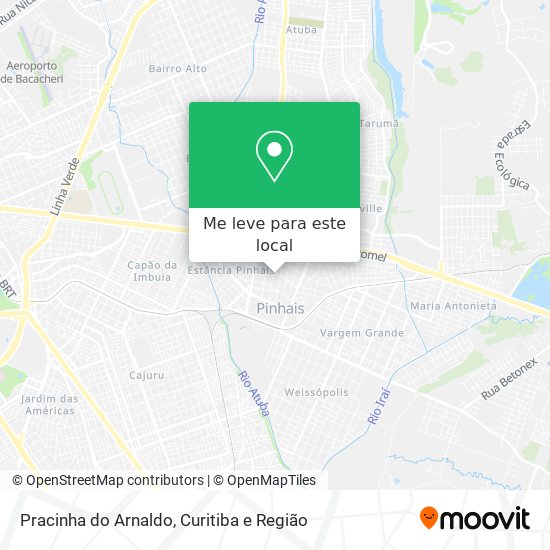 Pracinha do Arnaldo mapa