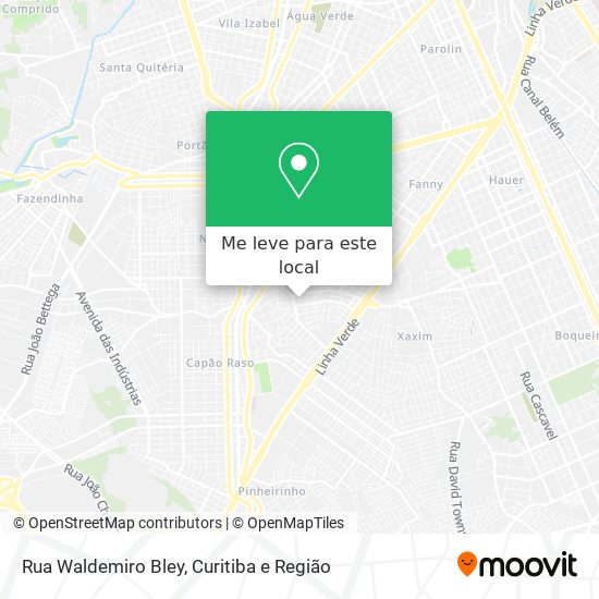 Rua Waldemiro Bley mapa