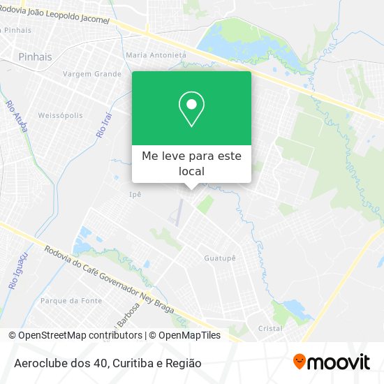 Aeroclube dos 40 mapa