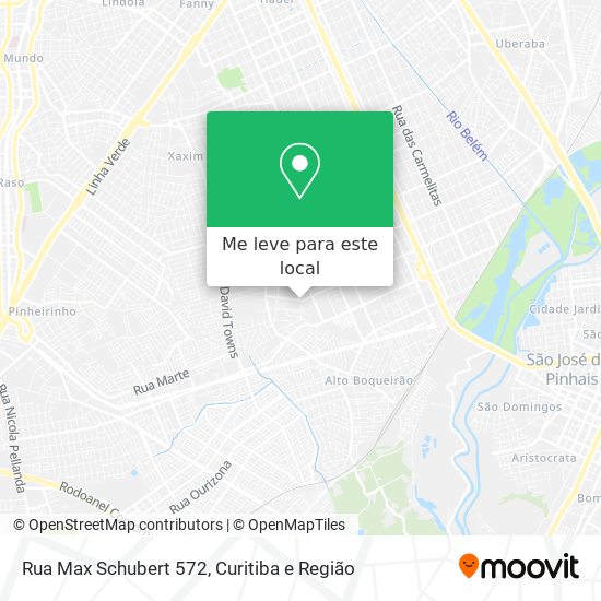 Rua Max Schubert 572 mapa