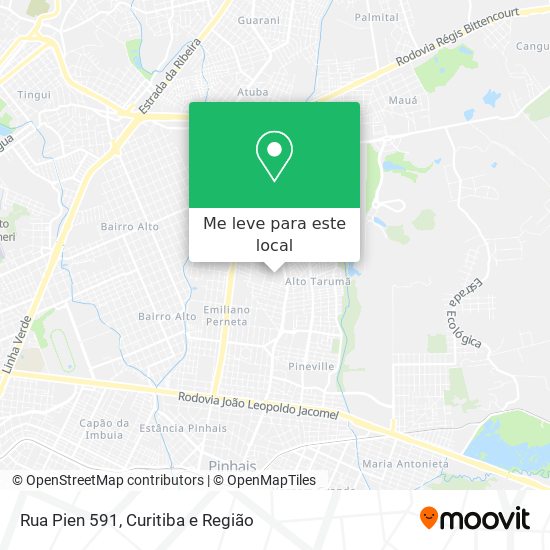 Rua Pien 591 mapa