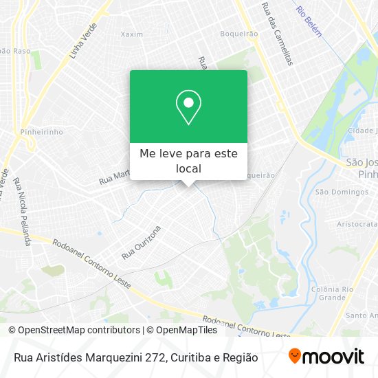 Rua Aristídes Marquezini 272 mapa