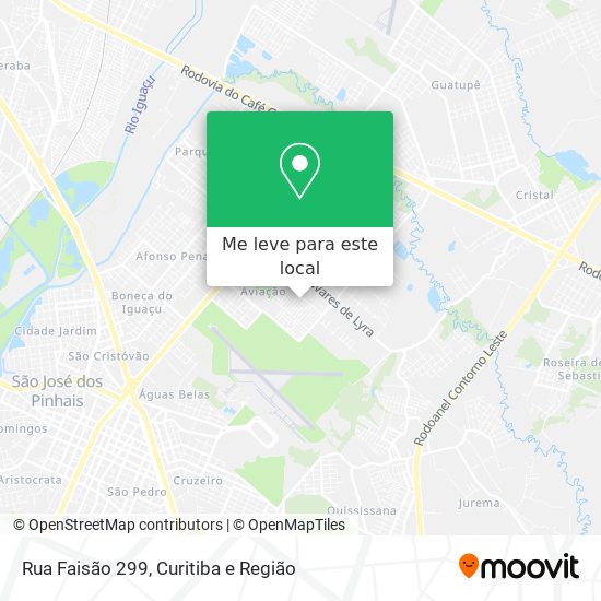 Rua Faisão 299 mapa