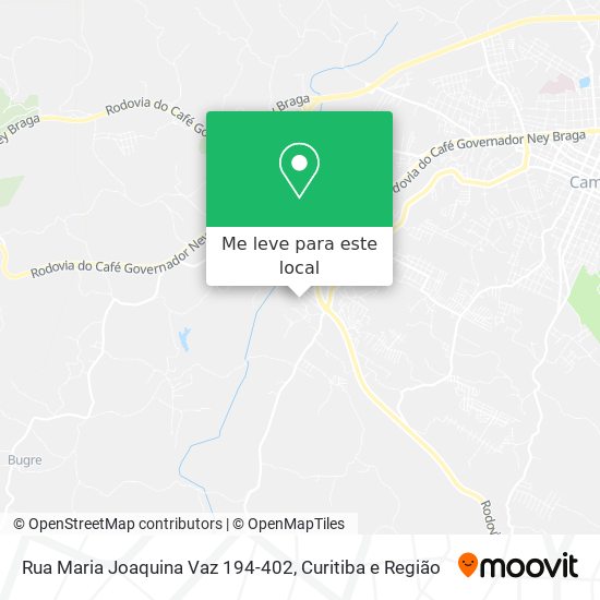 Rua Maria Joaquina Vaz 194-402 mapa