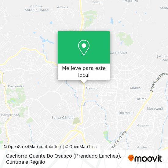 Cachorro-Quente Do Osasco (Prendado Lanches) mapa
