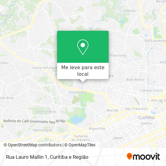 Rua Lauro Mallin 1 mapa