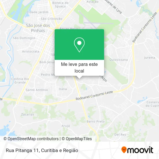 Rua Pitanga 11 mapa