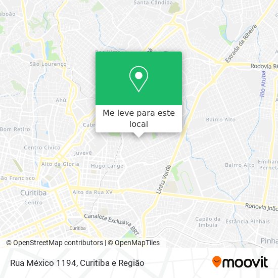 Rua México 1194 mapa